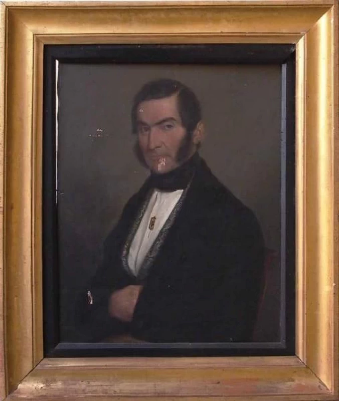 Giuseppe Teosa-84-Ritratto di Giovanni Maffoni - Pinacoteca Repossi. Chiari, Brescia